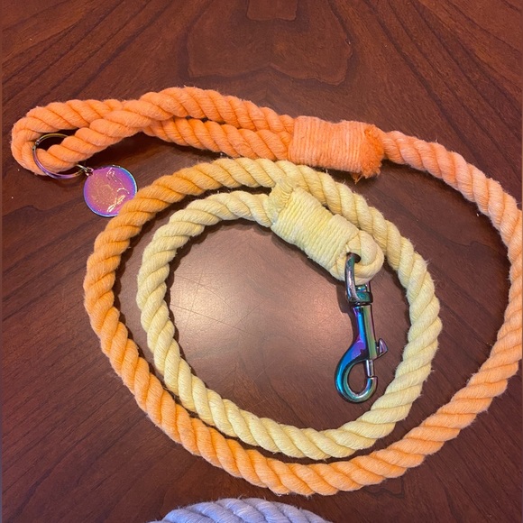 New Cavology Stunning Ombré 5 foot rope dog leashes - Picture 2 of 3